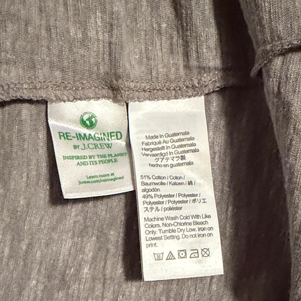 J. Crew Gray Peace Graphic Tee NWT - Picture 5 of 7